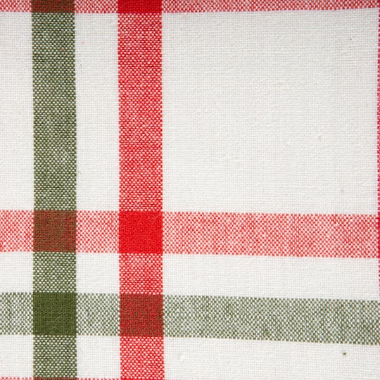 DII® Nutcracker Plaid Tablecloth